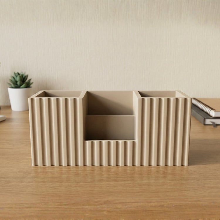 HOME SPARKLE Wooden Desk Organiser