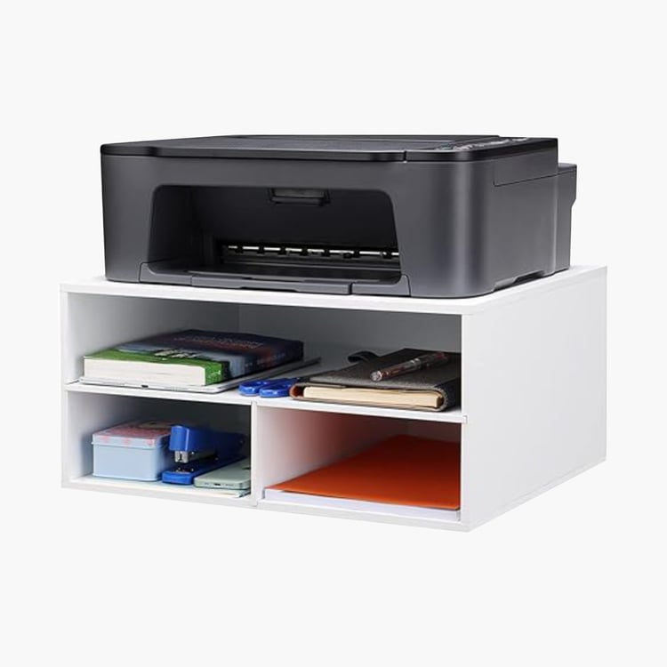 HOME SPARKLE 2-Tier Printer Stand with Storage