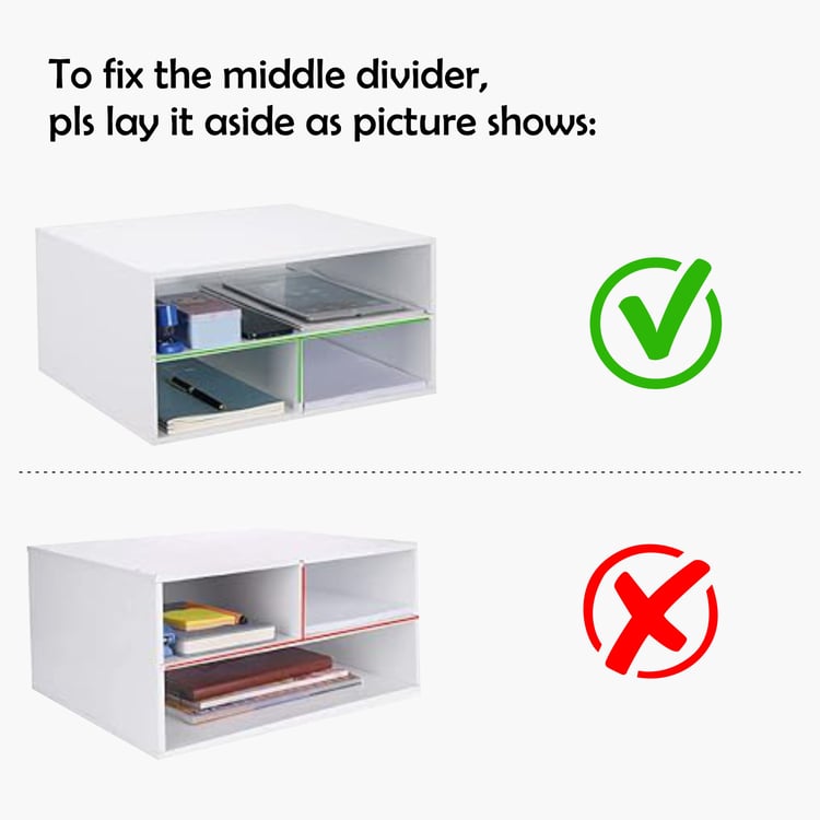 HOME SPARKLE 2-Tier Printer Stand with Storage