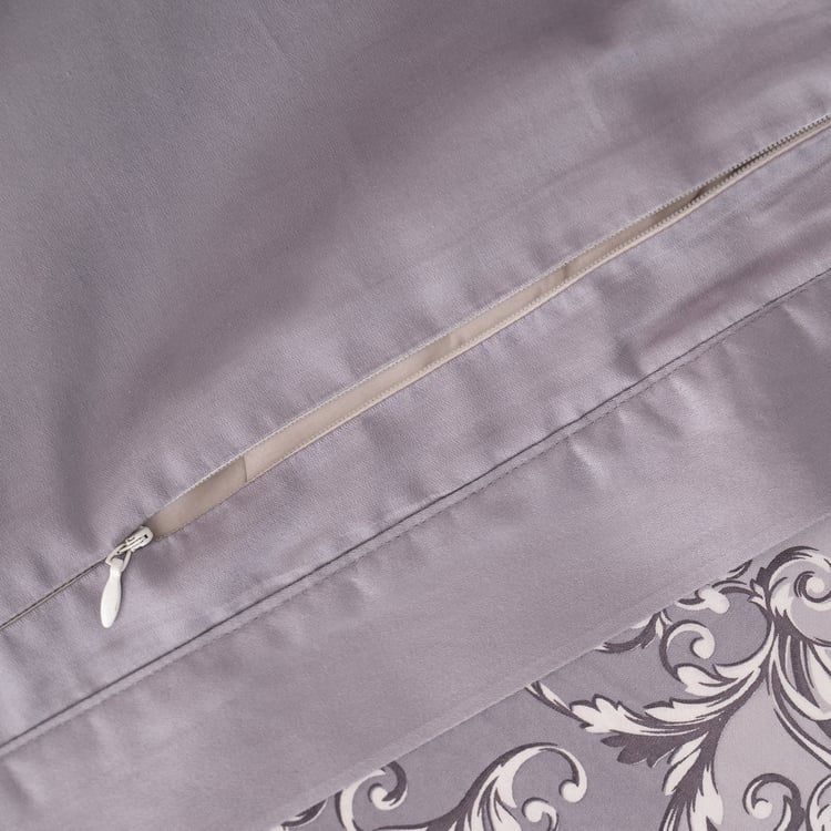 MASPAR Ornamental Elegance Cotton Printed 3Pcs Double Duvet Cover Set