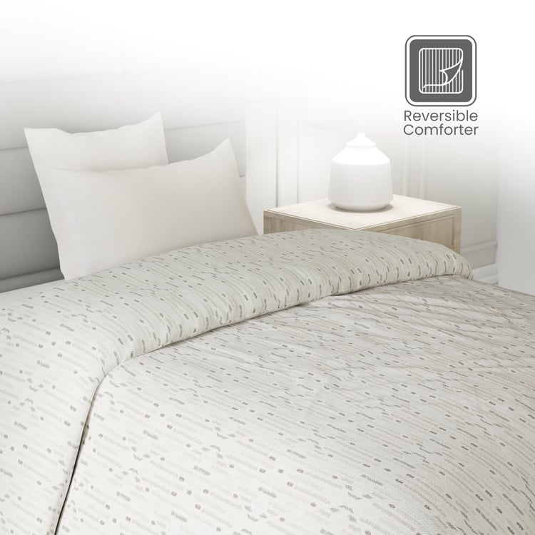 LAYERS Lumina Floret Cotton Printed Reversible Single Comforter