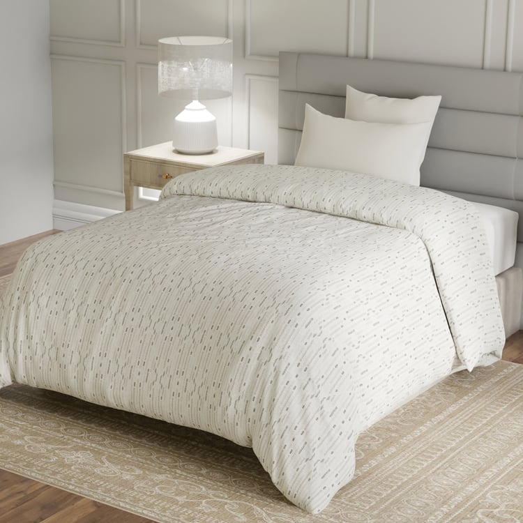 LAYERS Lumina Floret Cotton Printed Reversible Single Comforter
