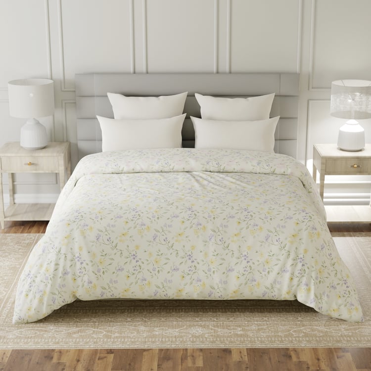 LAYERS Lumina Floret Cotton Floral Print Reversible Double Comforter