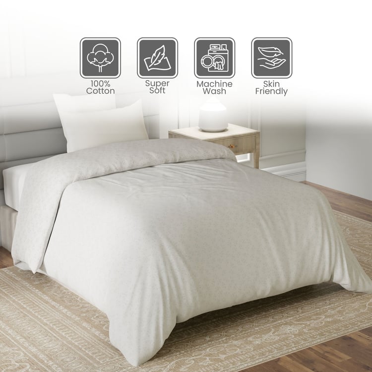 LAYERS Lumina Floret Cotton Printed Reversible Single Comforter