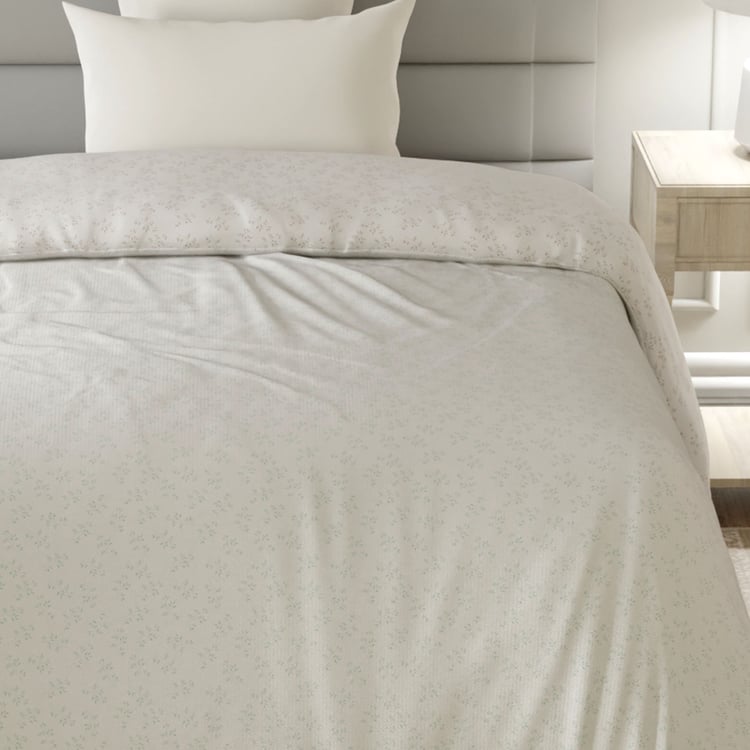LAYERS Lumina Floret Cotton Printed Reversible Single Comforter