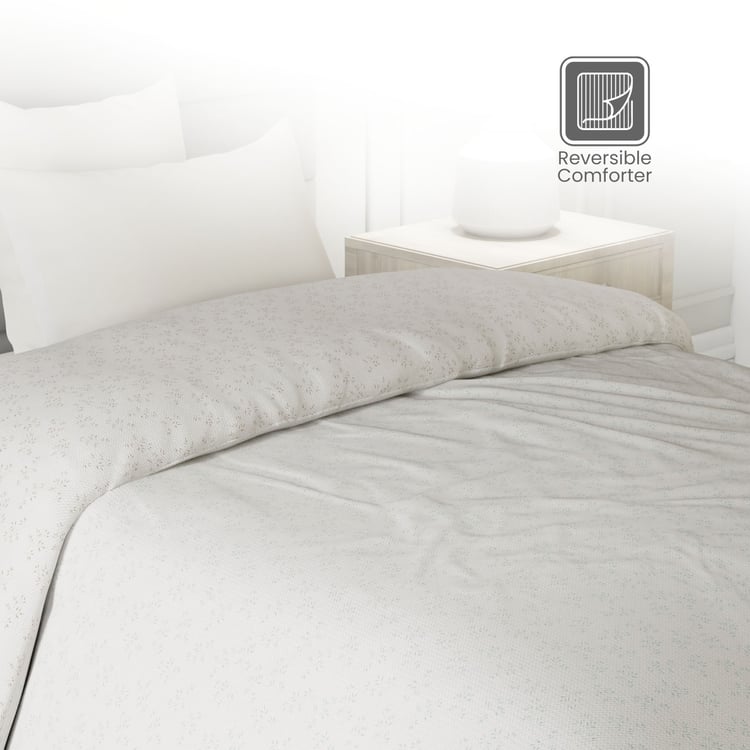 LAYERS Lumina Floret Cotton Printed Reversible Single Comforter