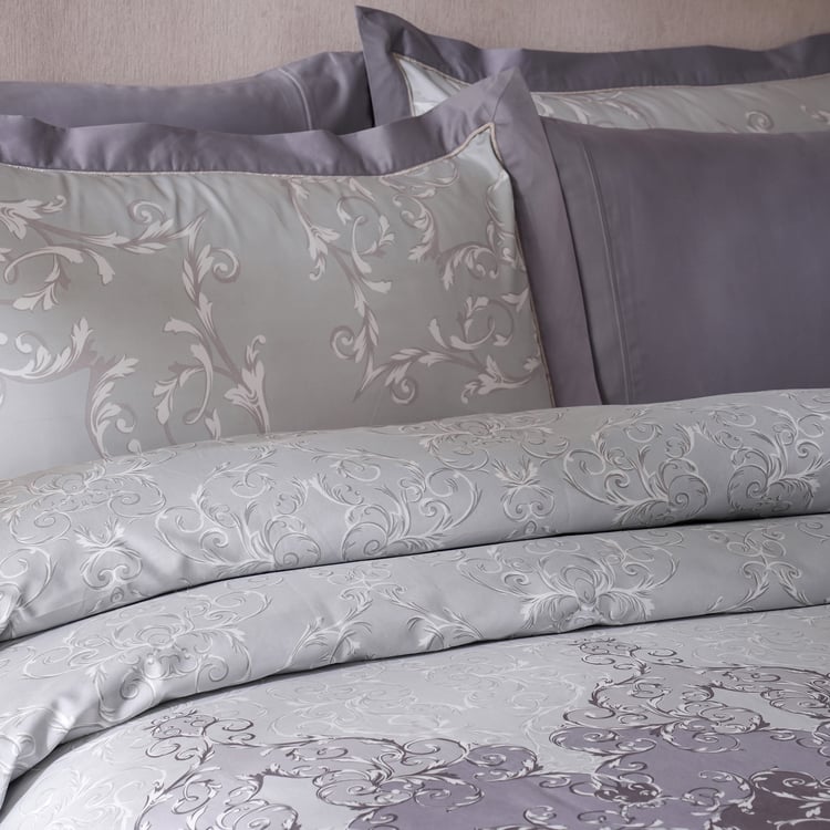 MASPAR Ornamental Elegance Cotton Printed 3Pcs Double Duvet Cover Set