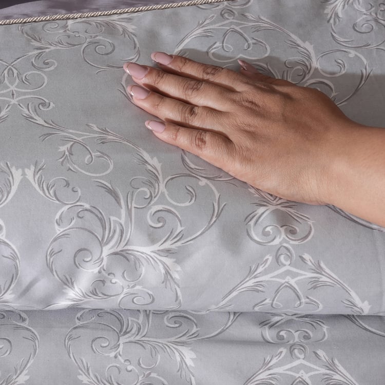 MASPAR Ornamental Elegance Cotton Printed 3Pcs Double Duvet Cover Set