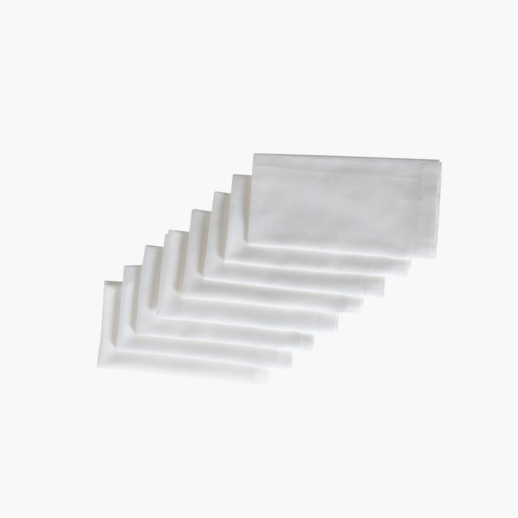 MASPAR Viola Set of 8 Cotton Napkins with Pouch