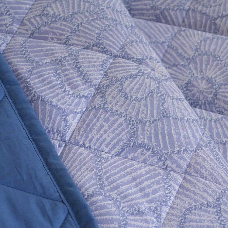 MASPAR Botanic Bloom Cotton Printed Double Quilt