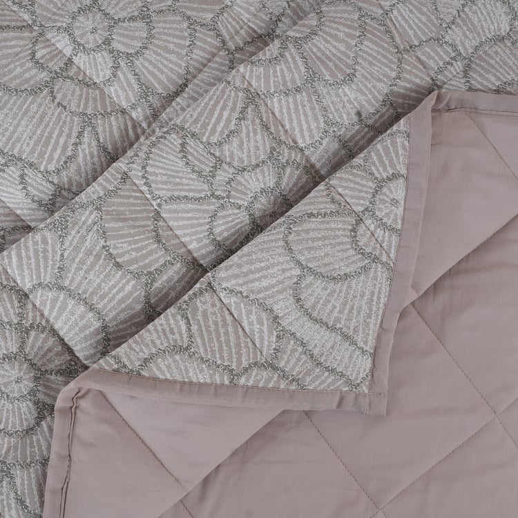 MASPAR Botanic Bloom Cotton 4Pcs Double Bed-In-A-Bag Set