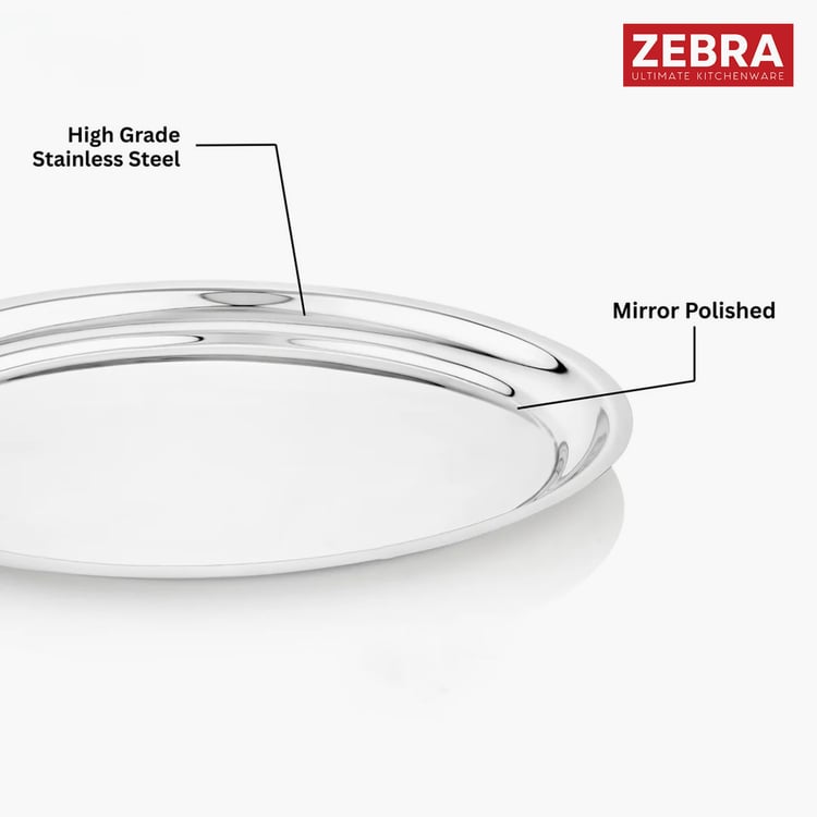 ZEBRA Stainless Steel Serving Tray - 35x26.5x2cm