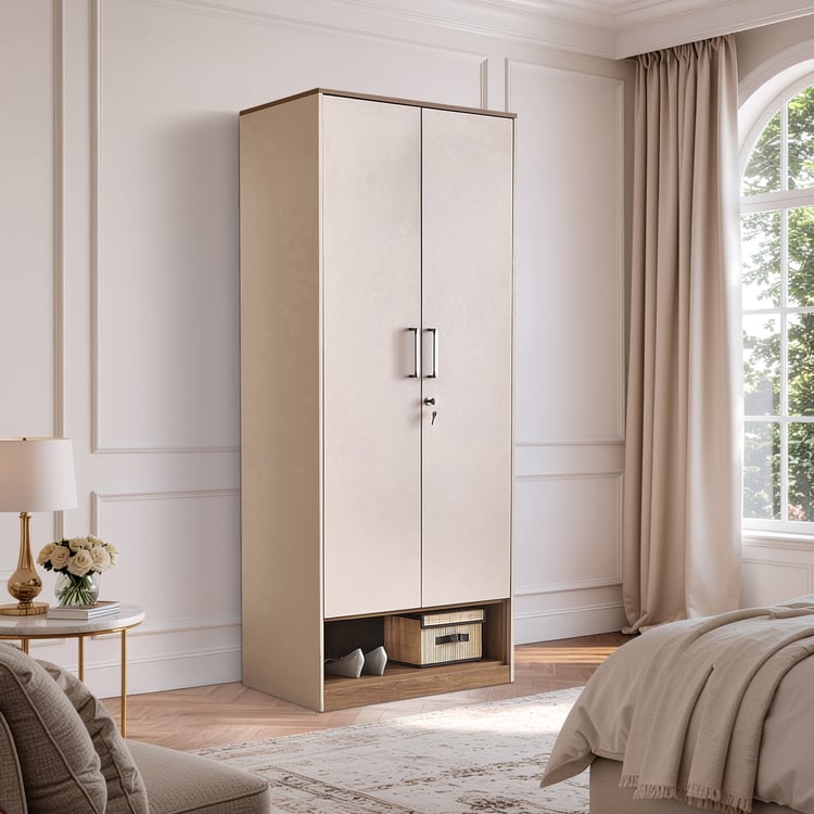 Nesta 2-Door Wardrobe - Walnut