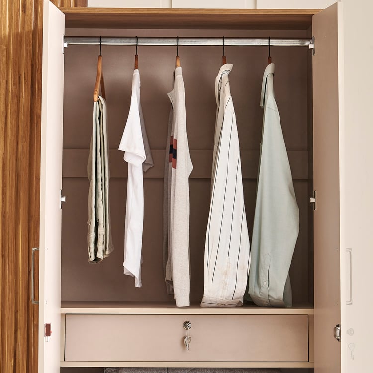 Nesta 2-Door Wardrobe - Walnut