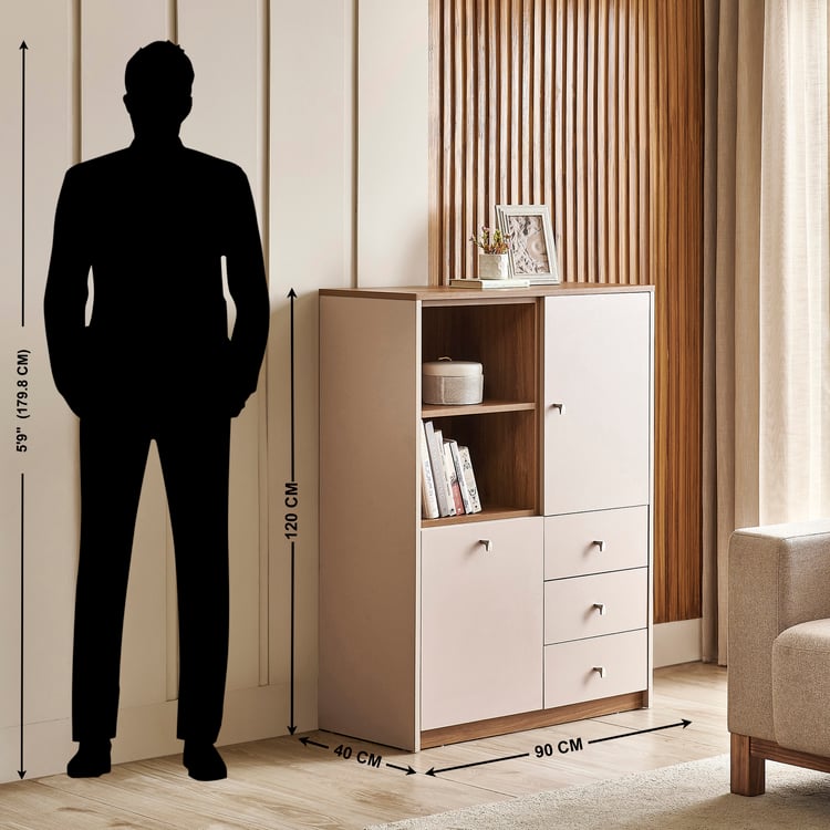 Nesta 2-Door Multipurpose Cabinet - Walnut