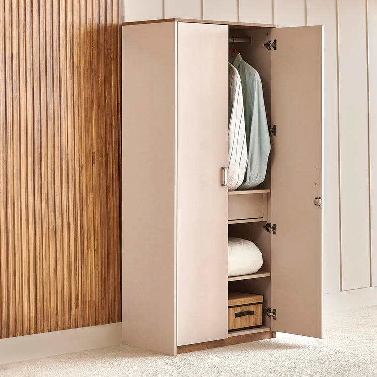 Nesta 2-Door Wardrobe - Walnut