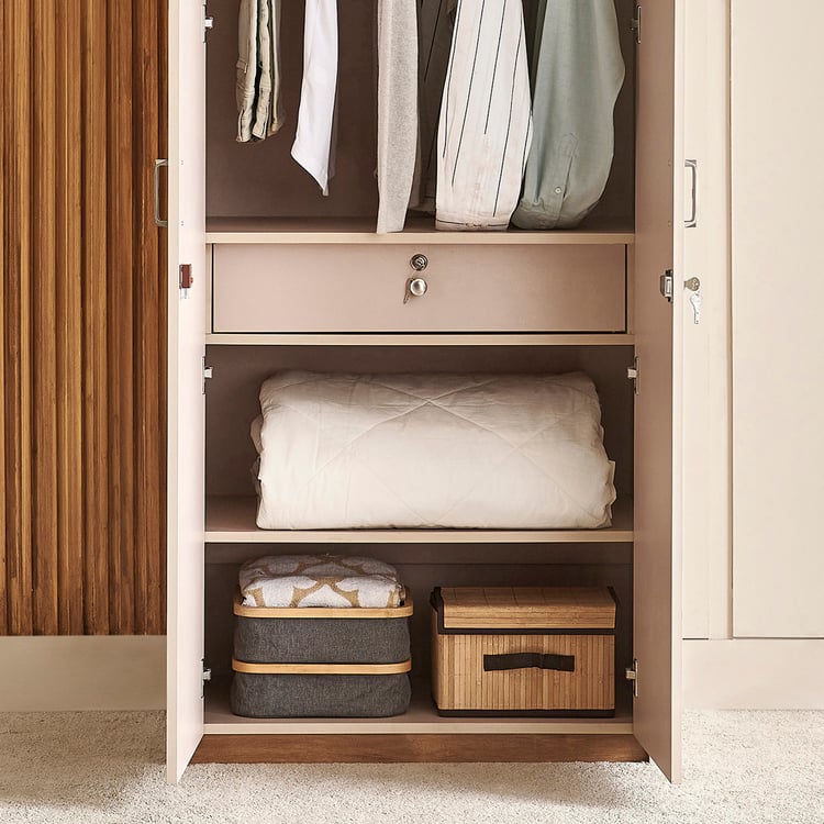 Nesta 2-Door Wardrobe - Walnut