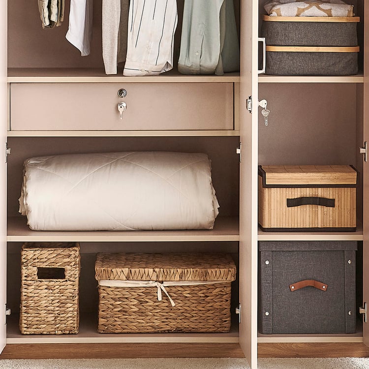 Nesta 3-Door Wardrobe - Walnut