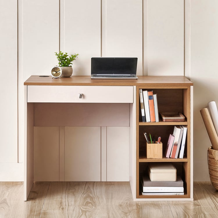 Nesta Study Desk - Taupe