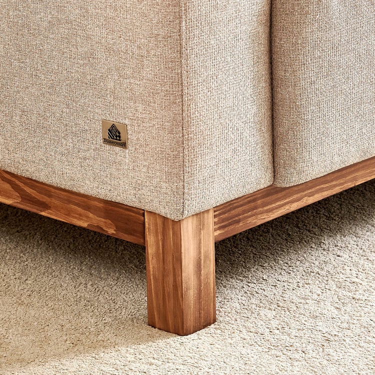 Nesta Fabric 2-Seater Sofa - Beige