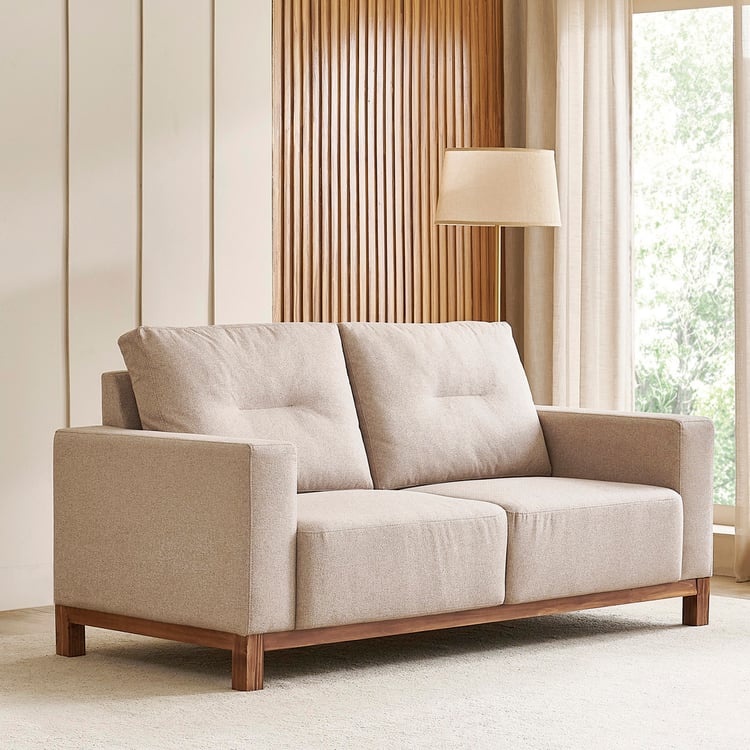 Nesta Fabric 3-Seater Sofa - Beige