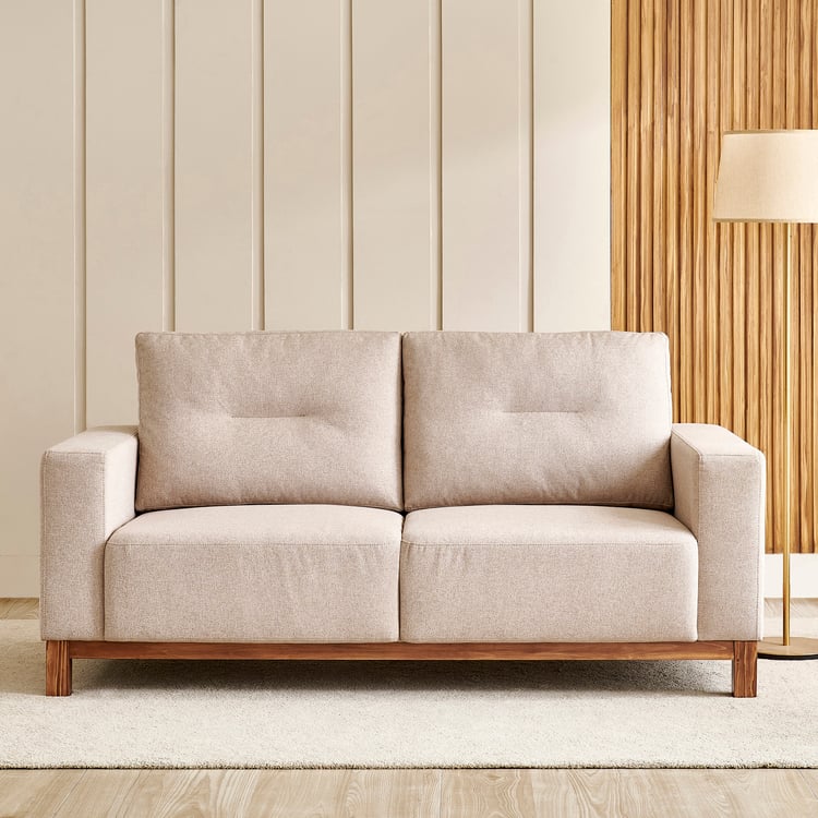 Nesta Fabric 3-Seater Sofa - Beige