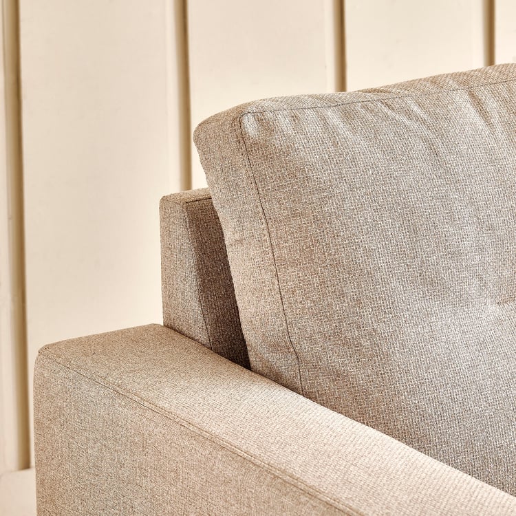 Nesta Fabric 3-Seater Sofa - Beige