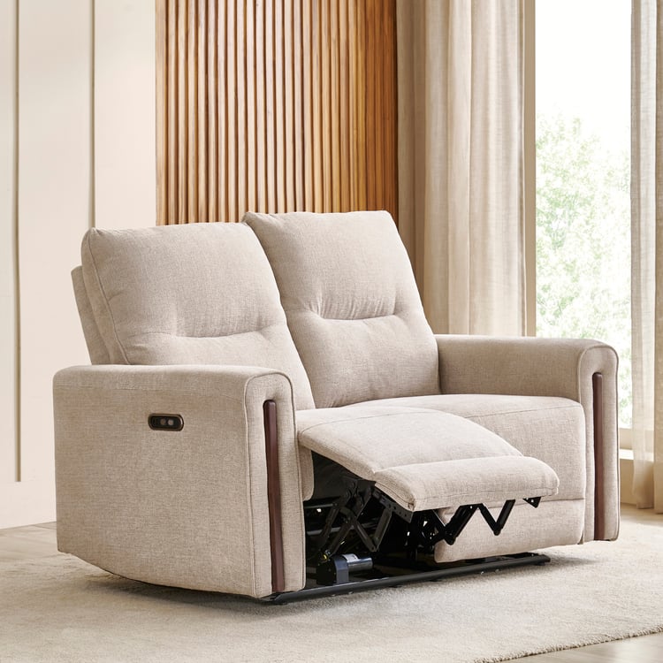 Malinda Fabric 3+2 Seater Zero Gravity Electric Recliner Set - Beige
