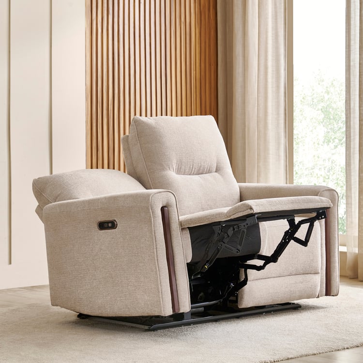 Malinda Fabric 3+2 Seater Zero Gravity Electric Recliner Set - Beige