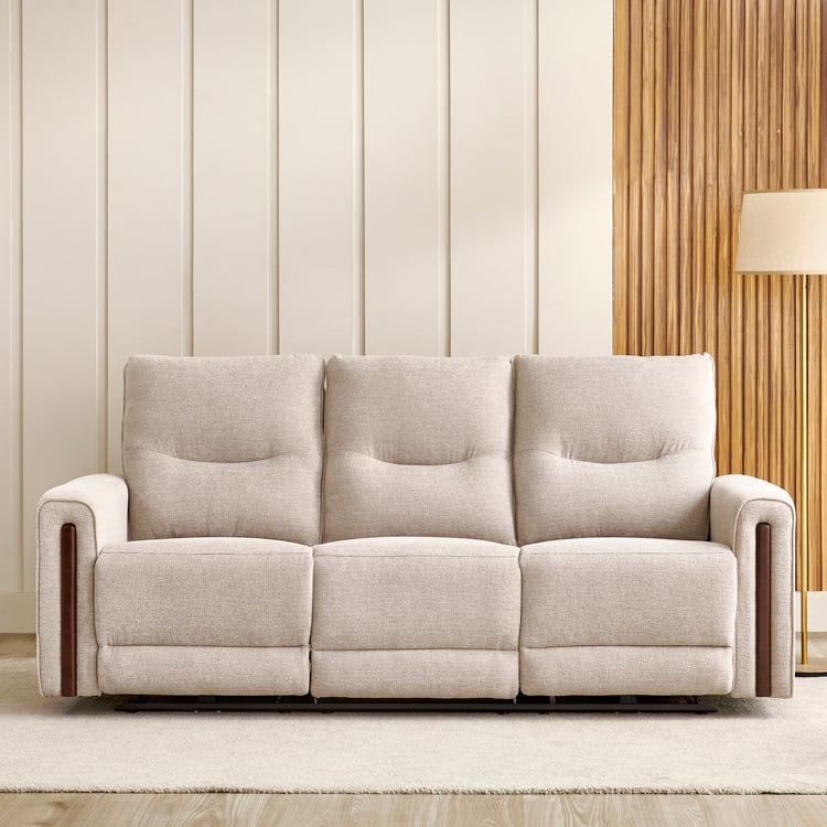 Malinda 3+2+1 Fabric Zero Gravity Electric Recliner Set - Beige