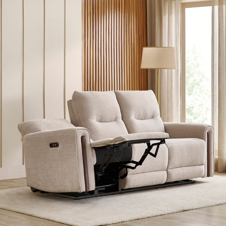 Malinda 3+2+1 Fabric Zero Gravity Electric Recliner Set - Beige