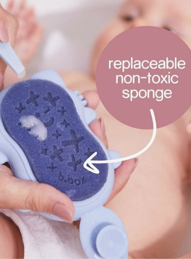 B.Box Soft Bath Brush With Sponge