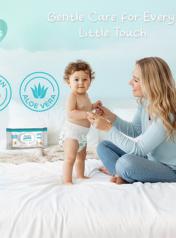 Junior Gentle Baby Wipes - 72 Pcs