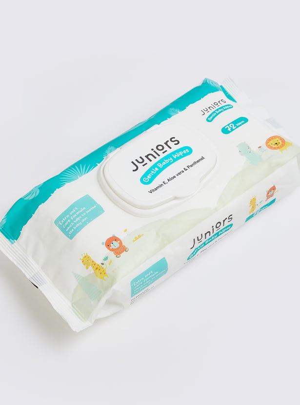 Junior Gentle Baby Wipes - 72 Pcs
