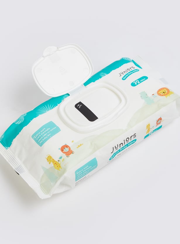 Junior Gentle Baby Wipes - 72 Pcs