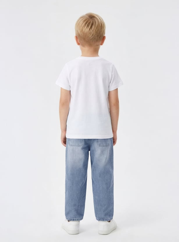 Juniors Sonic the Hedgehog Print T-shirt