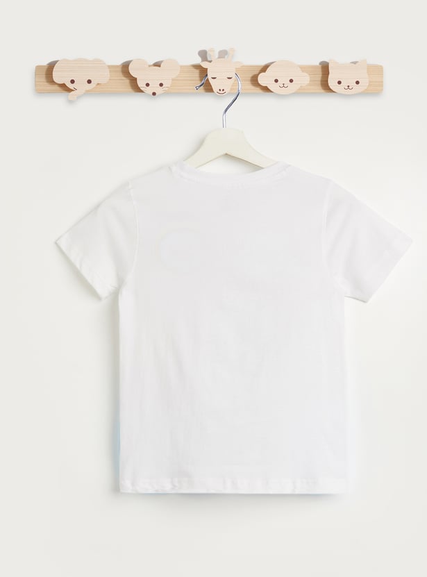 Juniors Sonic the Hedgehog Print T-shirt