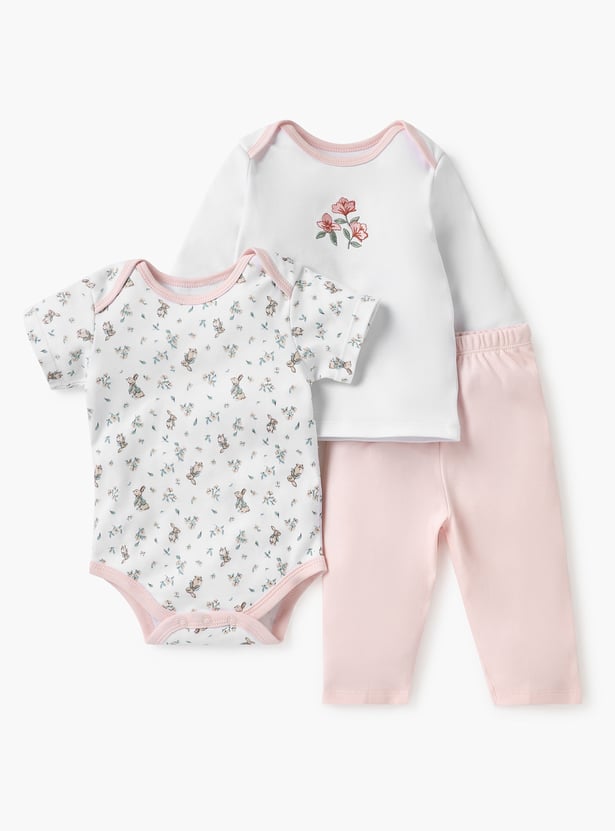 Juniors 11-Piece Printed Clothing Gift Set