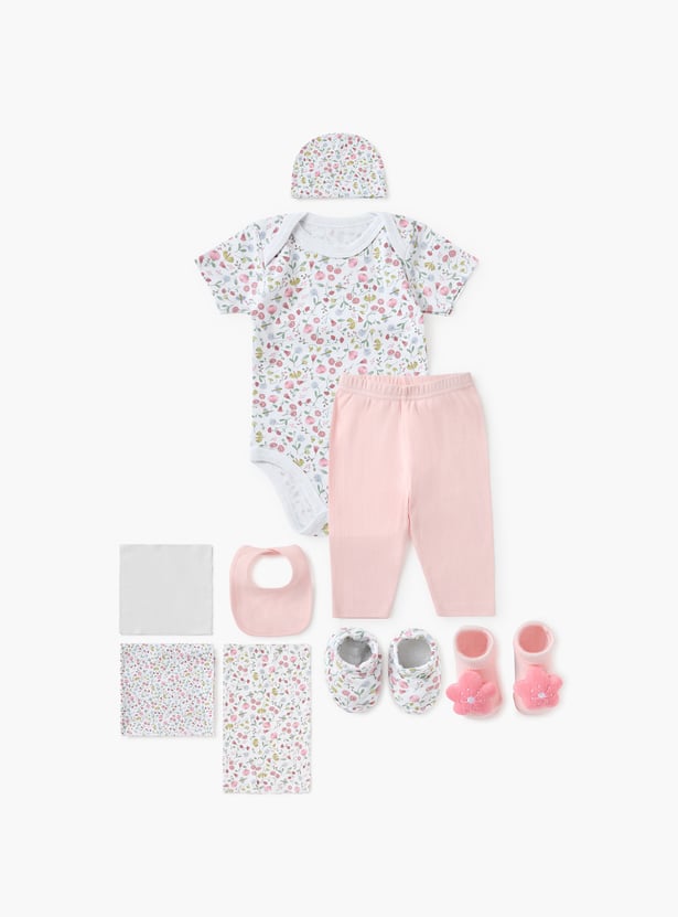 Juniors 12-Piece Floral Print Clothing Gift Set
