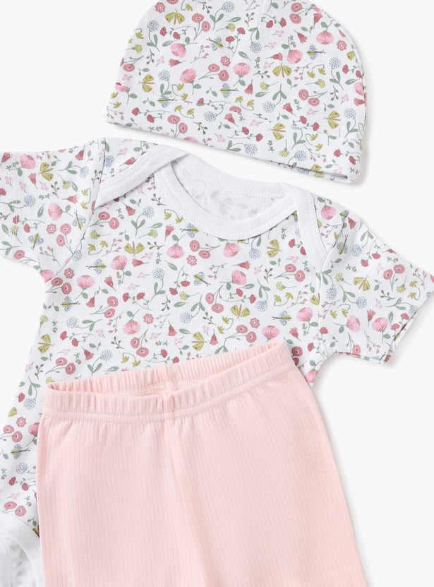 Juniors 12-Piece Floral Print Clothing Gift Set