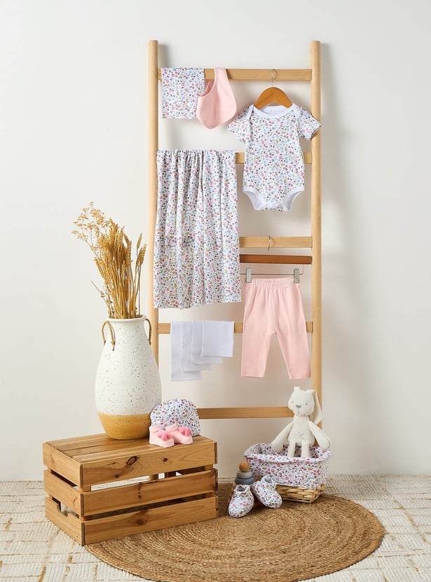 Juniors 12-Piece Floral Print Clothing Gift Set