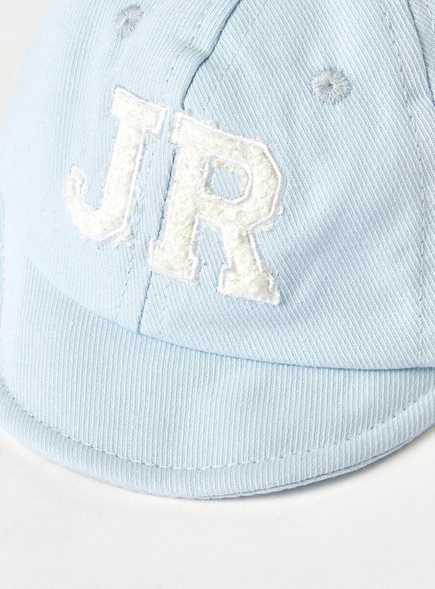 Juniors Embroidered Cap with Loop Strap Closure