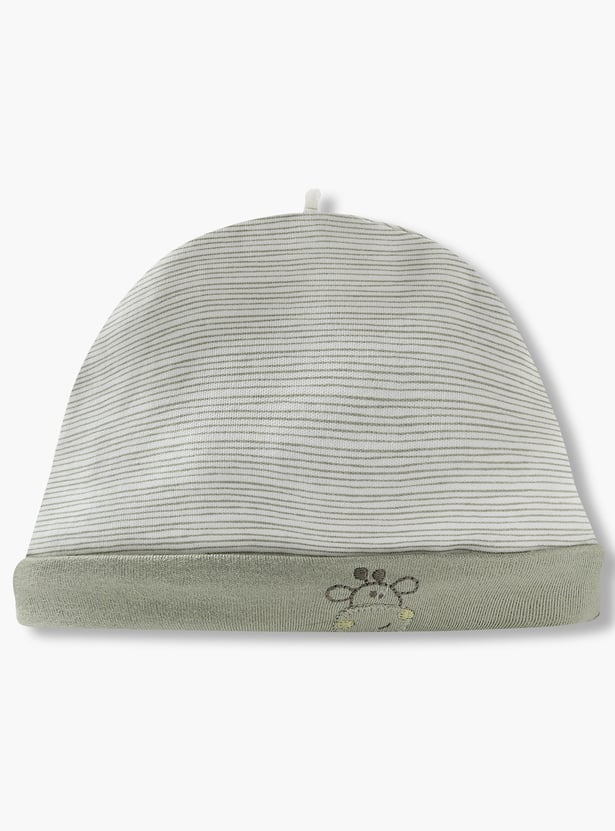 Juniors Striped Beanie
