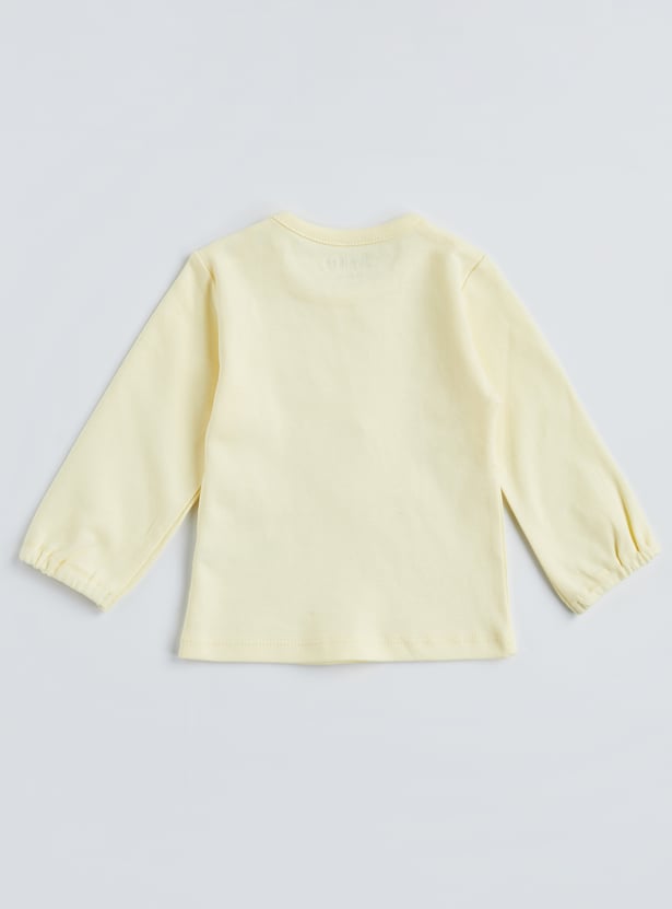 Juniors Printed T-shirt And Joggers Set