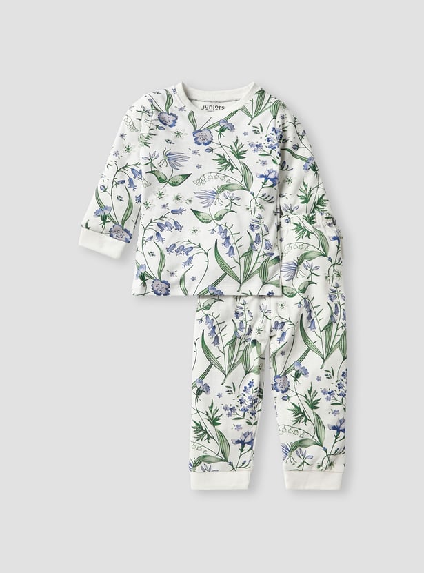 Juniors Printed T-shirt and Pyjamas - Set of 3