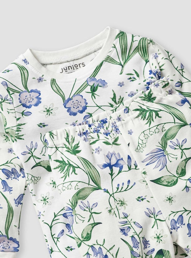 Juniors Printed T-shirt and Pyjamas - Set of 3