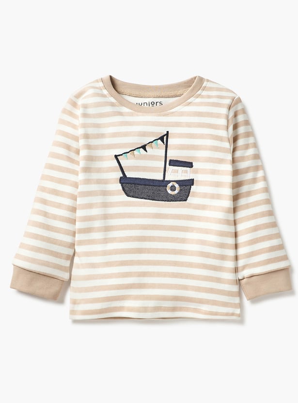 Juniors Printed T-shirt and Pyjama Set - Set of 3