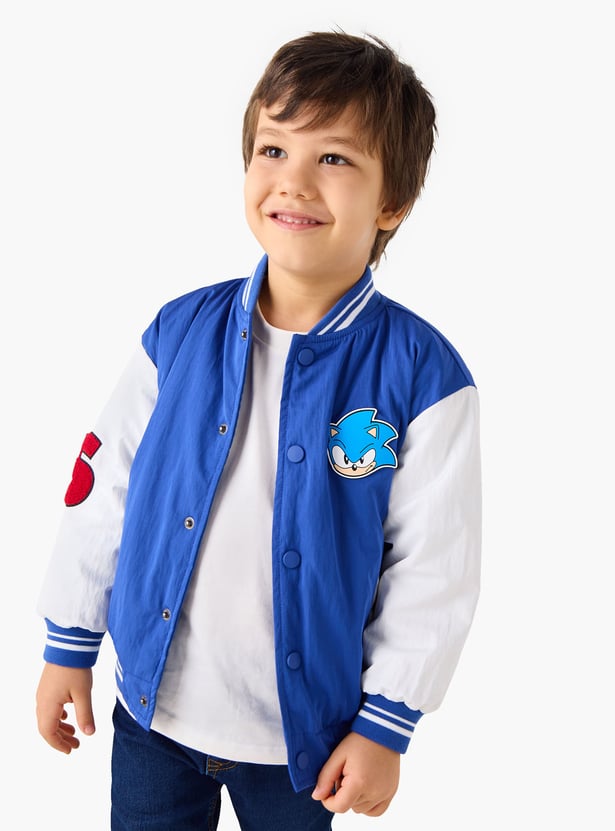 Juniors Sonic the Hedgehog Applique Jacket