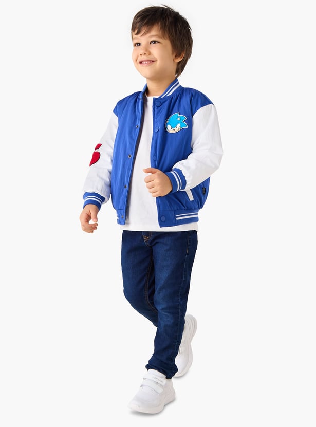 Juniors Sonic the Hedgehog Applique Jacket