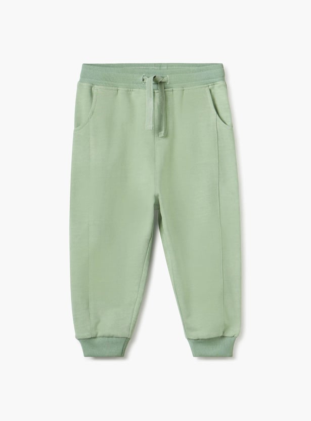 Juniors Solid Joggers with Drawstring Closure and Pockets